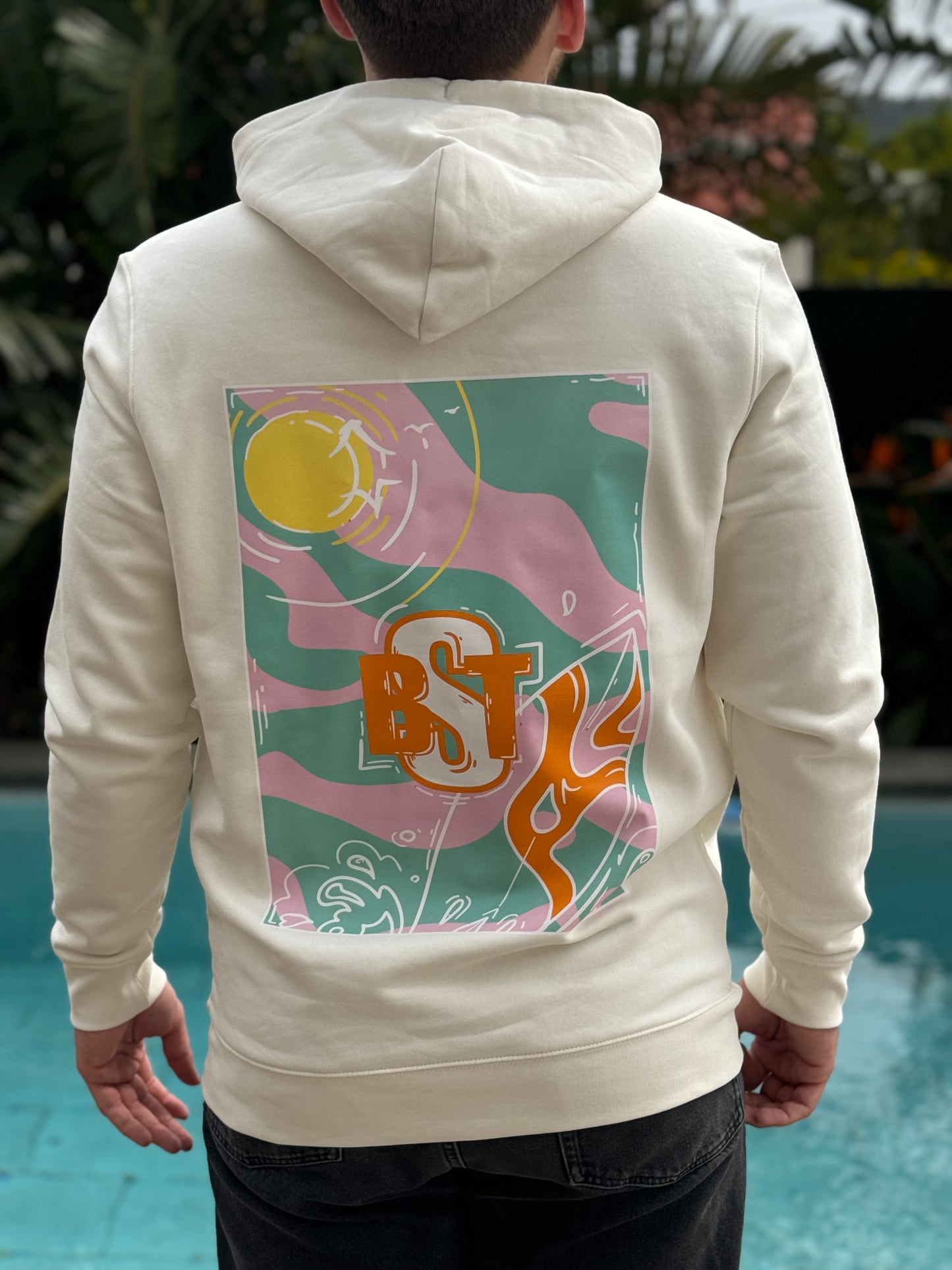 Sweat à capuche Surf
