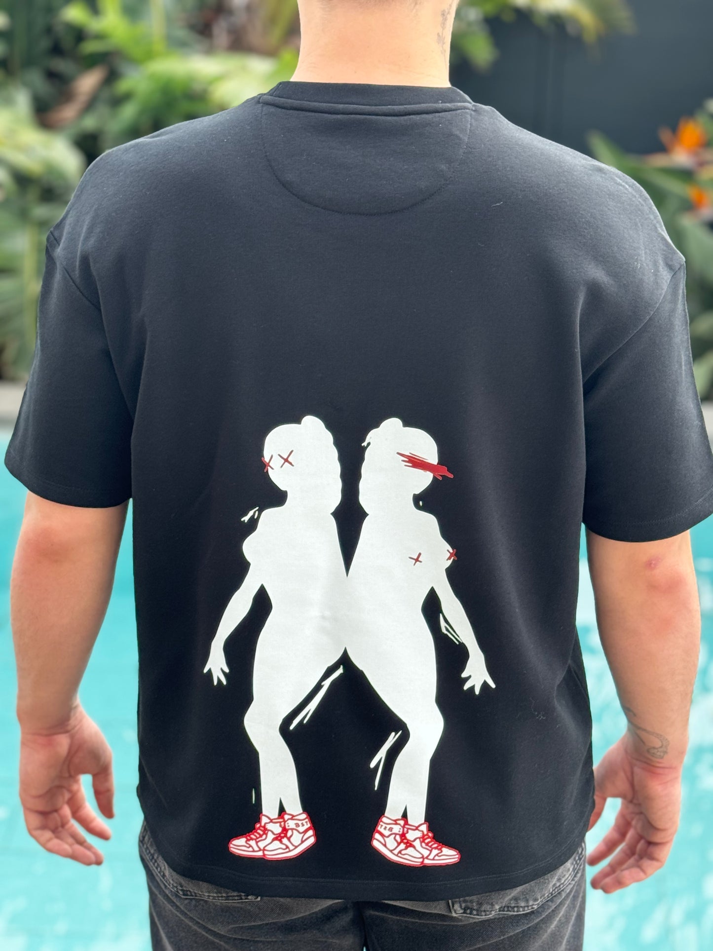 T-shirt oversize French Terry Censored