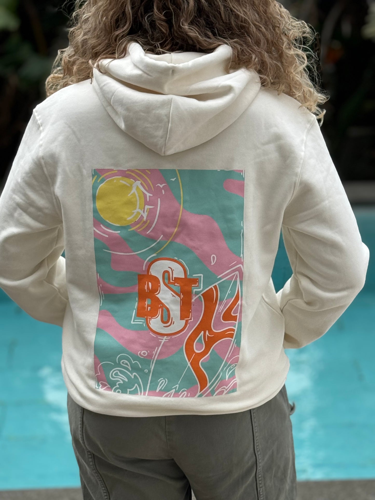 Sweat à capuche Surf